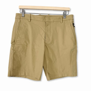 Kit and Ace Khaki Flat Front Golf Shorts Size 32